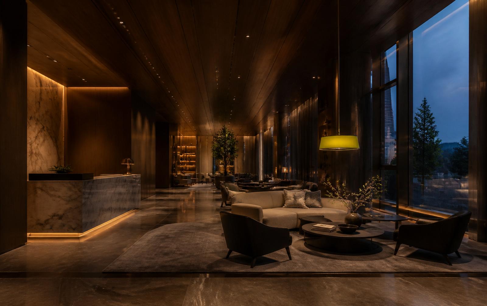 Elegant svensk hotellrestaurang
