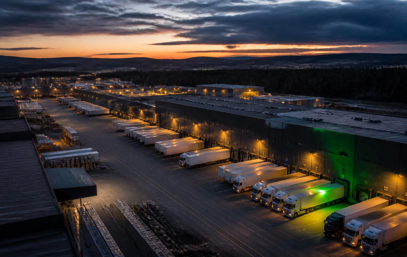 Modernt svenskt lager- och logistikcenter